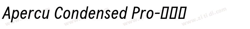 Apercu Condensed Pro字体转换